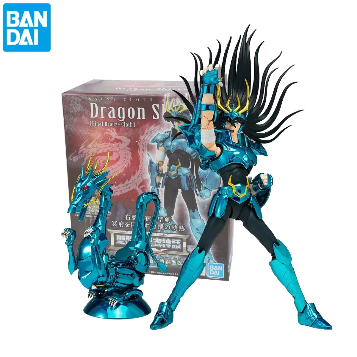 Bandai Saint Seiya Shiryu Saint Cloth Myth Ex Pvc Action Figures 170Mm Anime Figurine Toys