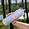750ml Dinosaur Water Bottle For Kids Water Sippy Cup With Silicone Straw Leakproof Plastic Water Bottles Summer Kids Water Cup 6