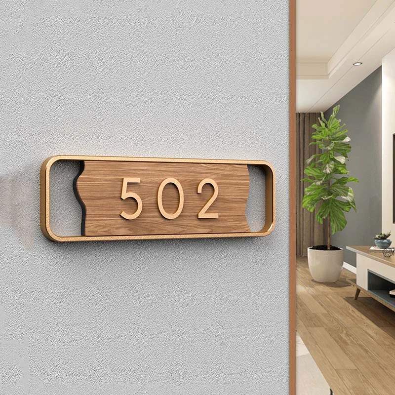 

Custom Signs Doorplates Self-adhesive Acrylic House Numbers Address Plates Customized Door Number Sticker For Apartment Mailbox