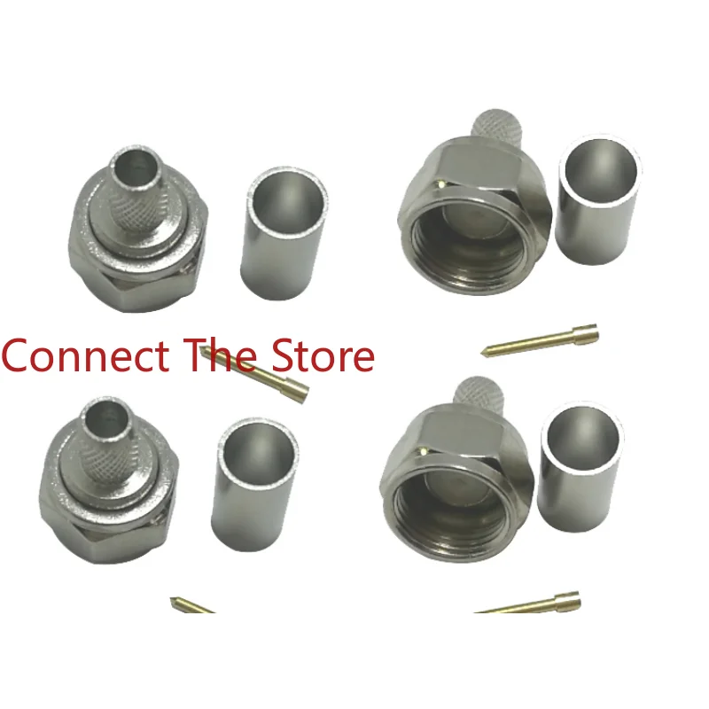 Connettore Tv Via Cavo Di Alimentazione Da 9 Pezzi 75-3F Head Video British Male