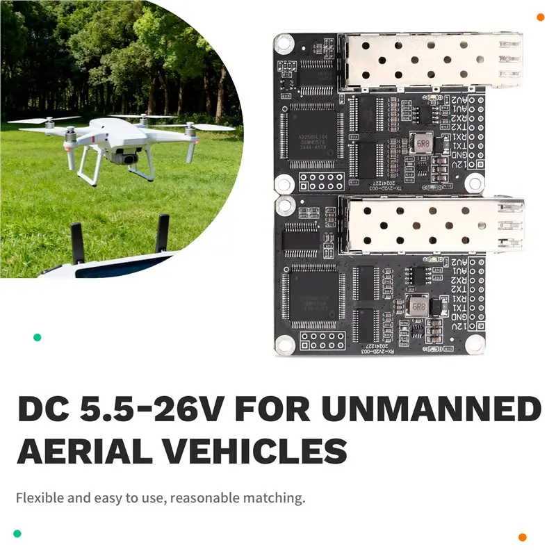 FULL-LC 광 트랜시버 모듈 2 아날로그 비디오를 2 TTL 데이터로 변환하는 광섬유 컨버터 TX 1310 RX 1550Nm TTL 업그레이드 4 포트