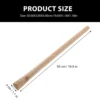 2 Pcs Handle Replacements Garden Hoe Sledge Hammer Long Solid Wood Handles 5