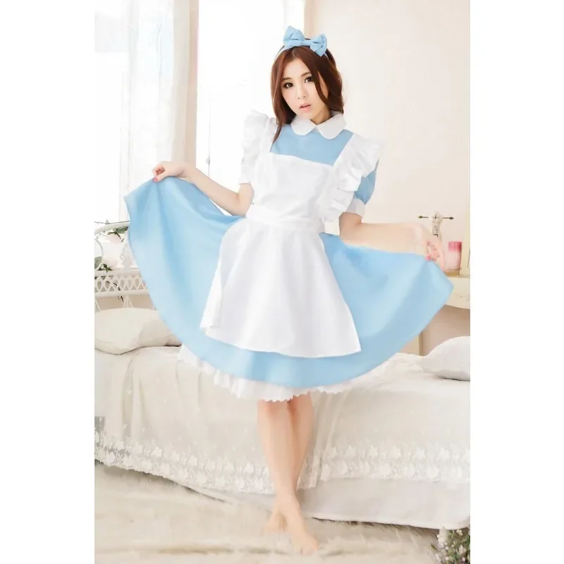 Carnival Themed Maid Costume for Cos Alice in Wonderland Lolita