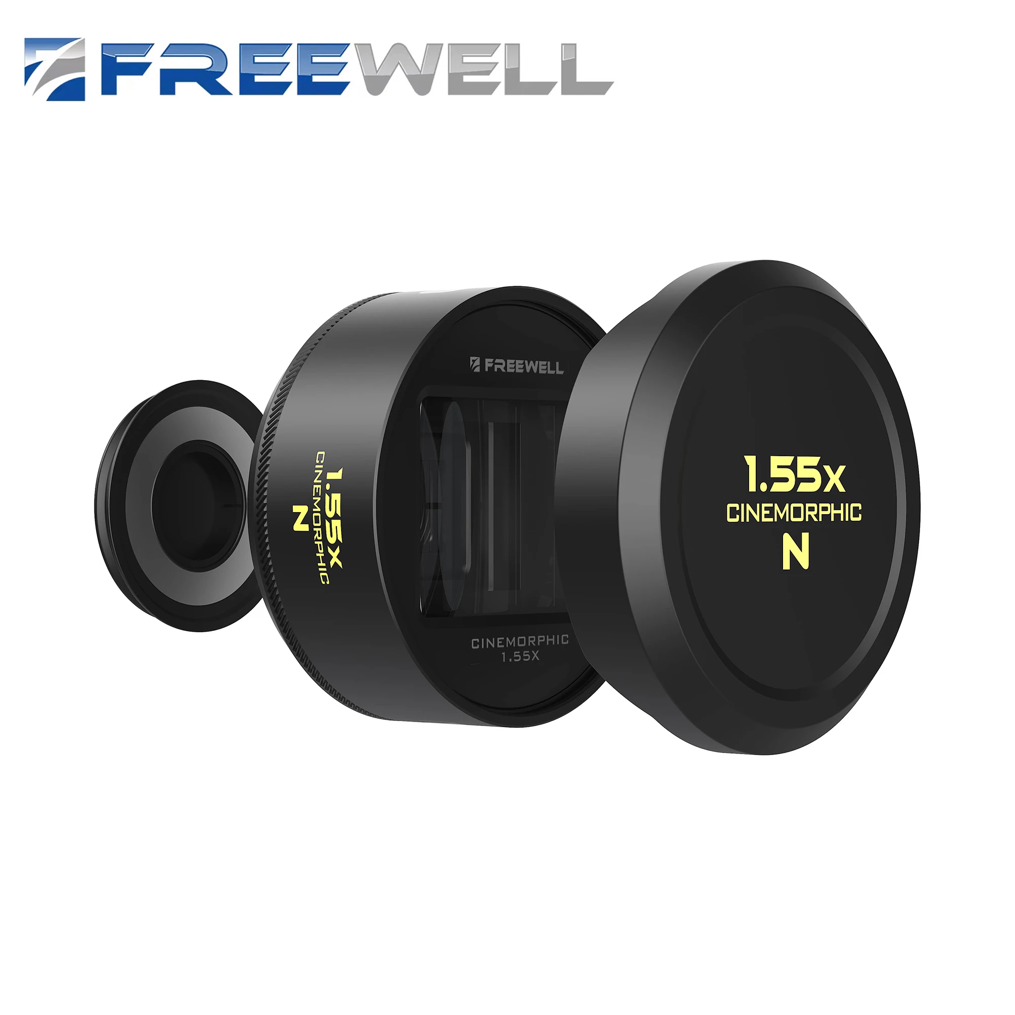 1.55x Neutral Streak Anamorphic Lens Compatible with iPhone & Samsung 17mm Mount