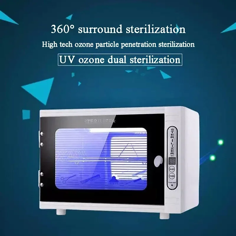 UV 오존 소독 상자 자외선 캐비닛 살균기 네일 도구 용 소독 도구 미용실 이발소 수건