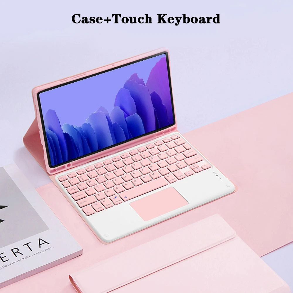 Enhanced Keyboard Case with Detachable Bluetooth and Pencil Holder