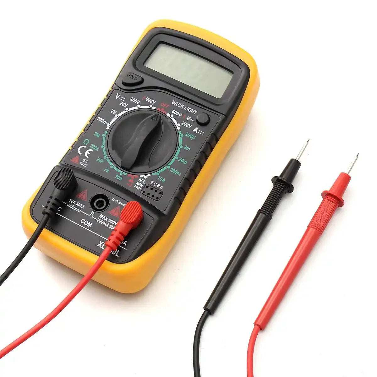 

Portable Electrical Digital Multimeter AC DC Ammeter Voltmeter Ohm Tester Meter Backlight Handheld LCD Voltmeter Volt