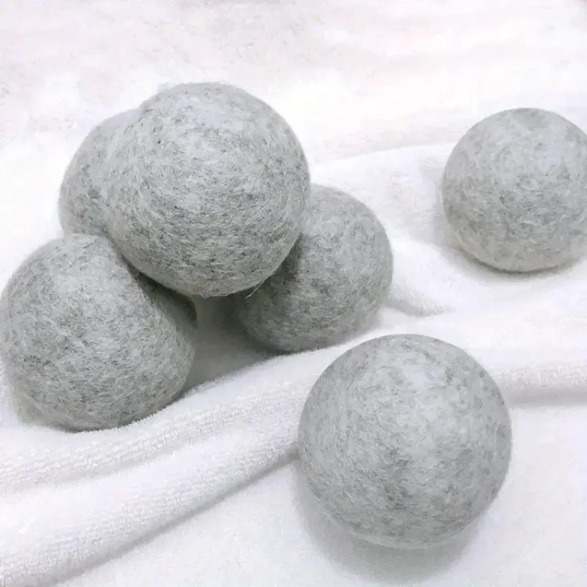 5pcs Wool Dryer Balls Reusable Softener Laundry Washing Machine accessories