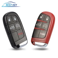 BEST KEY 4 + 1 5 ปุ่มรีโมทกุญแจรถกรณี Keyless สมาร์ทสําหรับ Dodge Dart Charger Challenger สําหรับ Chrysler 300 สําหรับ JEEP