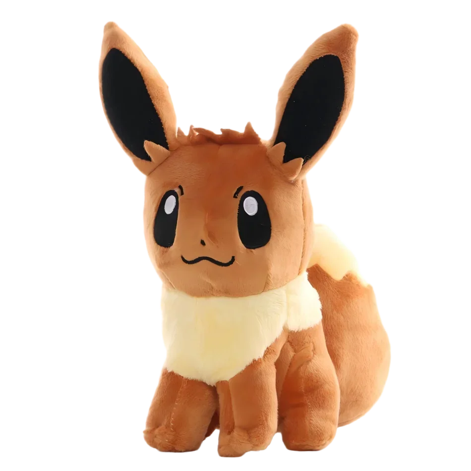 Conjunto de Brinquedos de Pelúcia da Família Eevee - Sylveon, Umbreon, Vaporeon, Flareon, Pikachu, Presentes Exquisitos para Crianças no Natal