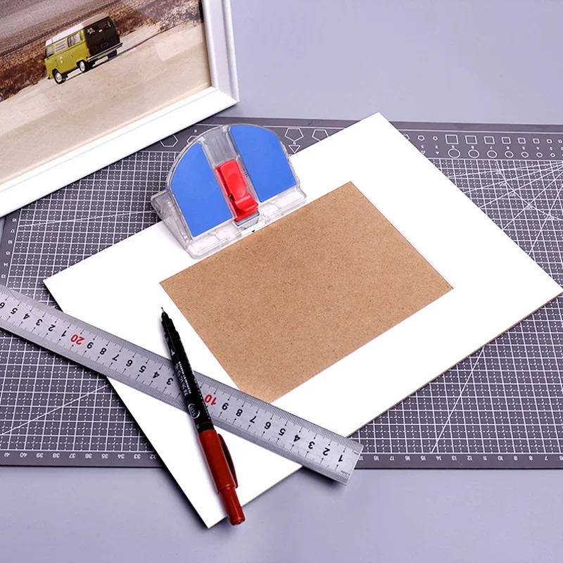 Bevel cutter 90&deg; Plane Cutter DIY Photo Frame 45&deg; Bevel Cutting Model Building Making Tools Panel Cutting Supplies