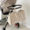 Canvas Mommy Bag Baby Nappy Bags for Newborn Diaper Organizer Pouch Babies Accessories Stroller Tote Bag Mom Handbags 2