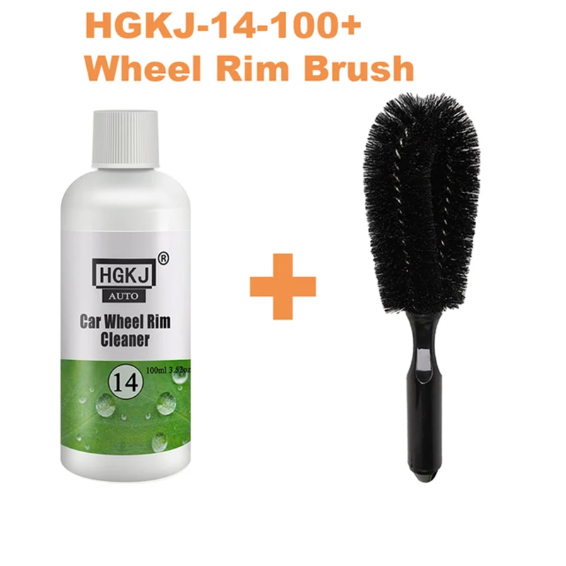 HGKJ 14 Car Wheel Rim Cleaner 1:5 Diluted Concentrate Liquid Tire Clean Decontamination Rust Removal Safe for Alloy Chrome Rims adams detailing Paint Care & Polishes