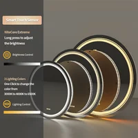 LUVODI Round Illuminate Bathroom Mirror Circle Washroom Toliet Wash Basin Fogless Vanity Mirror Waterproof - Image 5