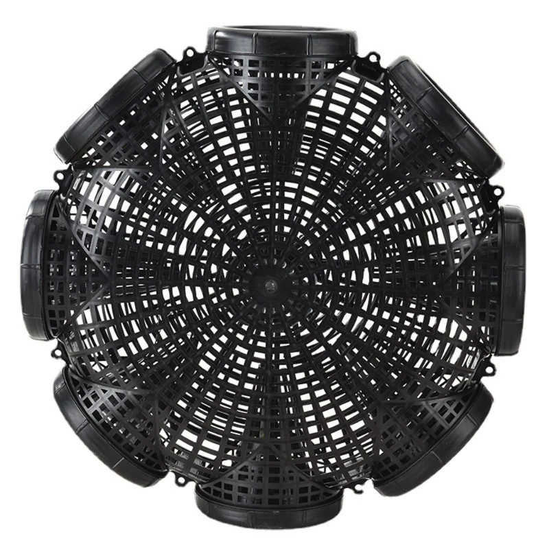 

Portable Fishing Basket Portable Fish Catcher Plastics Monopterus Albus- Basket Multi-holes for Breathing 14-Inch Dia-