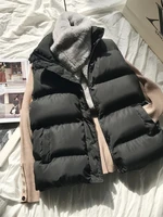 Women Winter Warm Cotton Padded Puffer Vests Sleeveless Parkas Jacket 1