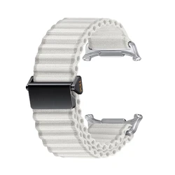 Trail Band Off - Road Sports Nylon Wristband Bracelet for Ultra2 - Ultra 47mm (Black - White)