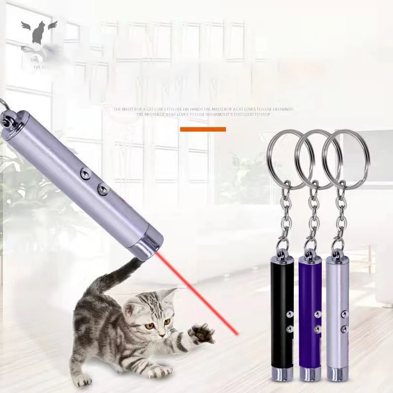 Teasing Cat Laser Pointer, Cat Laser Toy, Pet Training Chase Interactive Toy, Suitable for Kitten Cat and Dog Chase Game