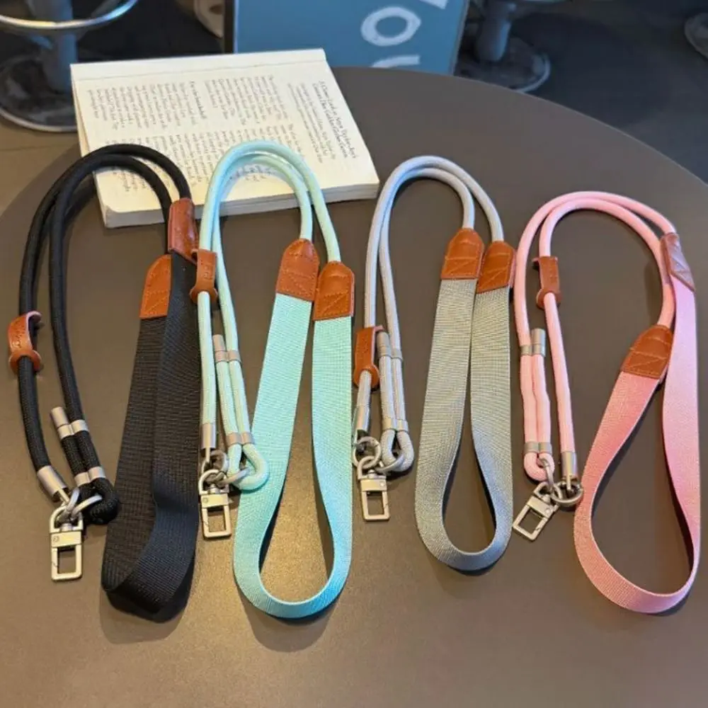 새로운 범용 조절 가능 휴대폰 스트랩 360도 회전 분실 방지 폰 끈 금속 후크 크로스바디 스트랩 아웃도어용