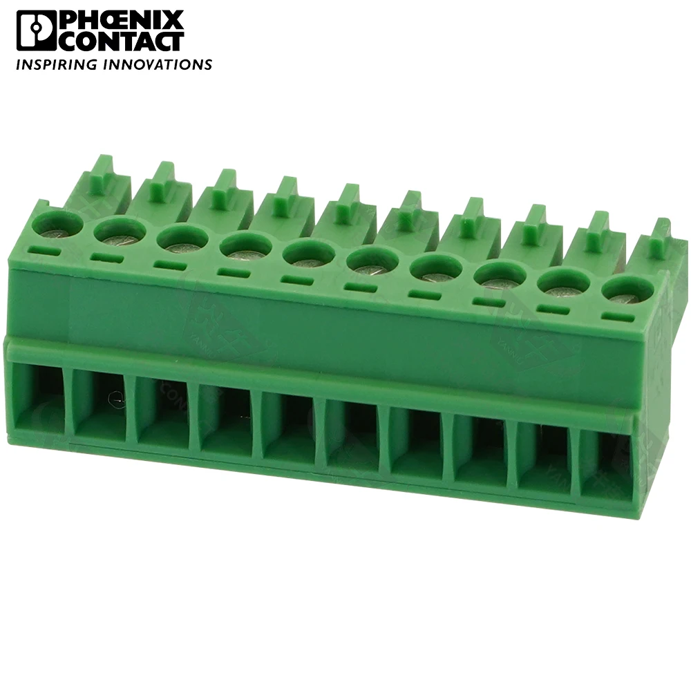 

1Pcs 3.5mm Original Genuine Phoenix Contact Connector PCB Pluggable PLUG-IN Terminal Block 10 Pin MC 1.5 ST 3.5 1840447 8A 160V