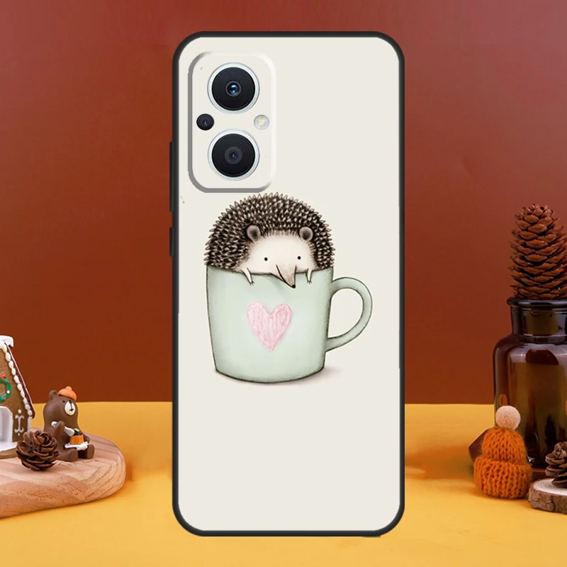 Hedgehog Design Protective Phone Case