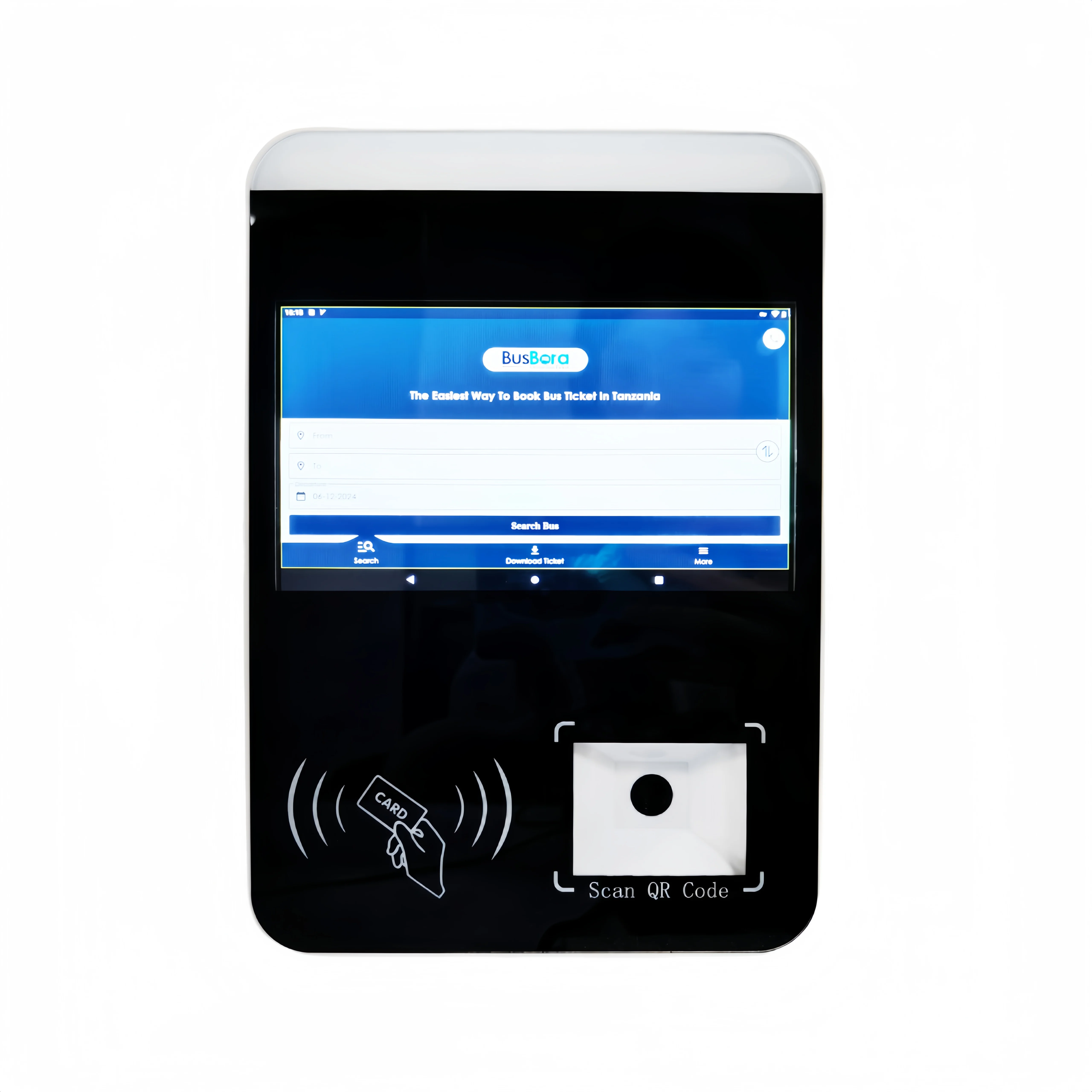 안드로이드 시스템 RFID NFC 미페어 비접촉식 카드 검증기 (시내버스 결제용)