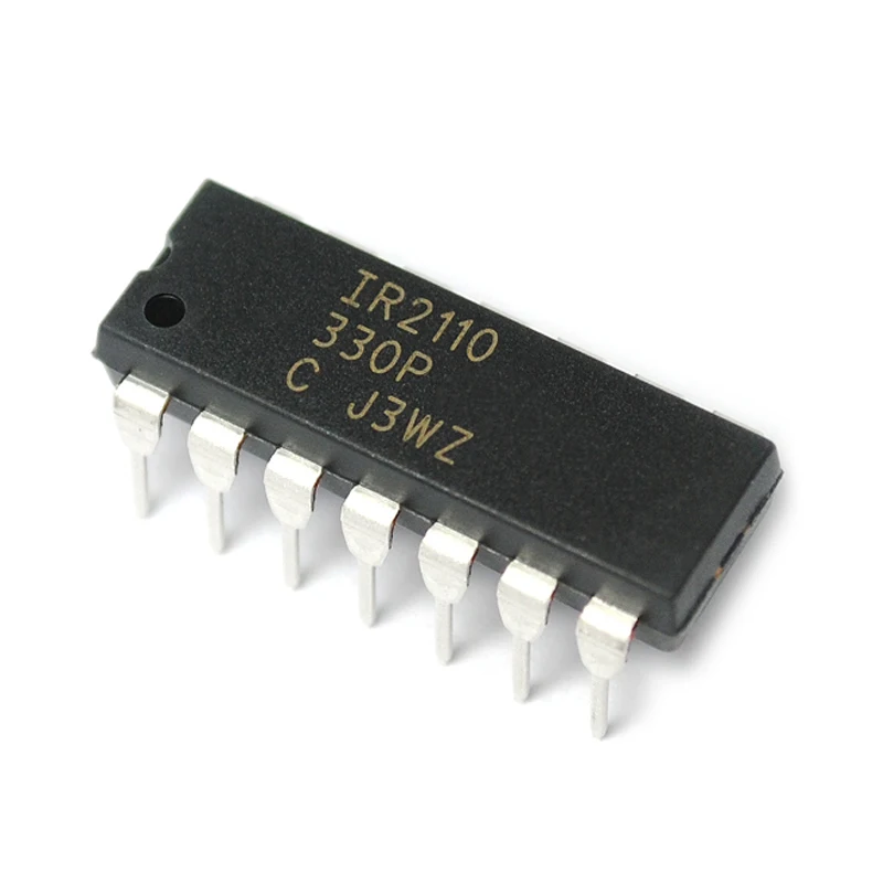 10개/몫 새로운 오리지널 IR2110PBF IR2110PB IR2110P 마킹: IR2110 IC 게이트 DRVR 하프 브리지 14DIP
