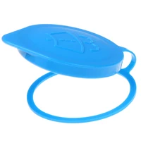 1 pièce Couvercle de réservoir de liquide lave-glace bleu universel pour voiture, remplacement du couvercle de bouteille de liquide pour pare-brise 2