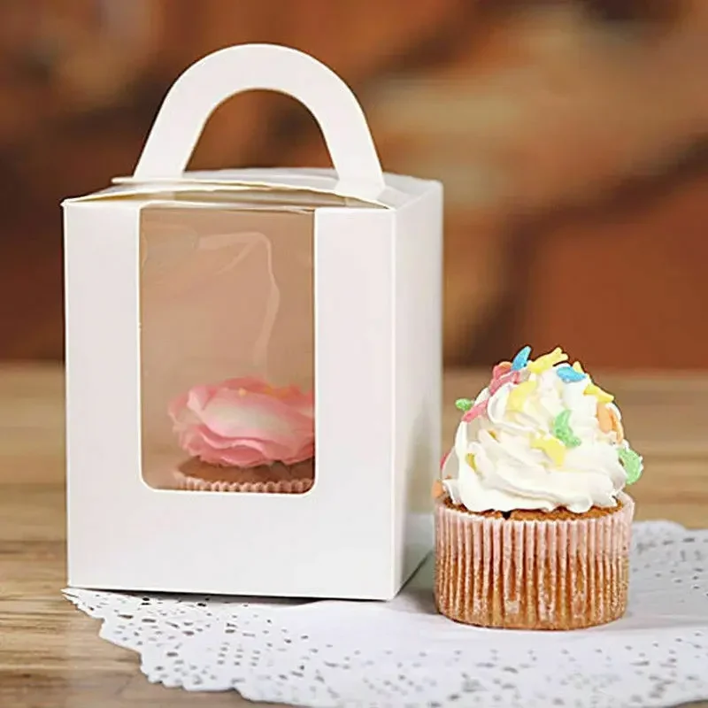 30 Scatole Cupcake 6 Fori Con Finestra | Cartone Alimentare 24x16x7.5cm - Foto 6