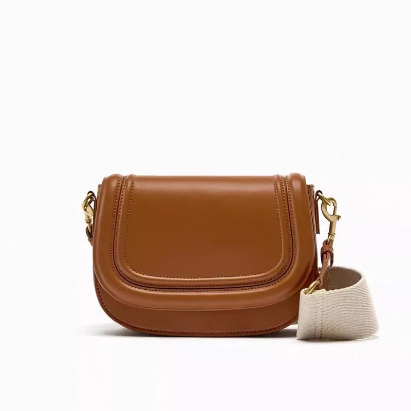 Lady Glams Toptrends Retro Saddle Shoulder Crossbody Bag - Embrace 2024's Trendsetting Luxury