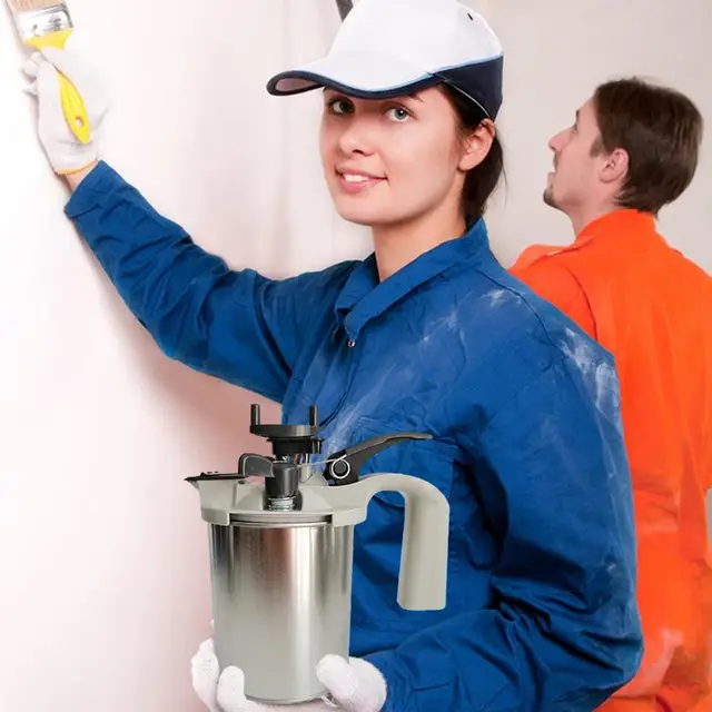 Mixing Mate Kit Miscelatore Vernice | Con Coperchio E Secchio | Per Mescolare, Versare E Conservare (1 Litro) - Foto 9