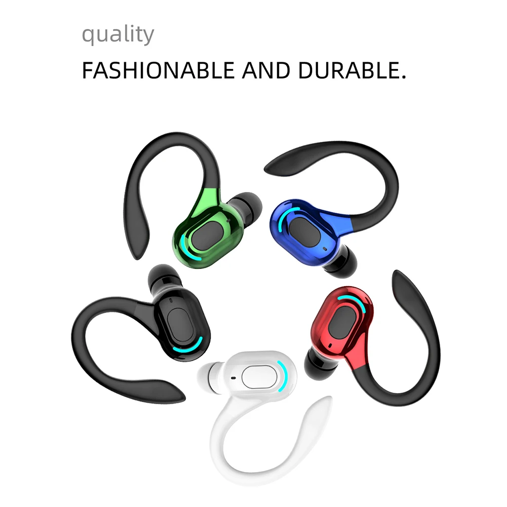 Wireless Bluetooth Earbud Noise Cancelling Sport In-ear Headset_voghion.com
