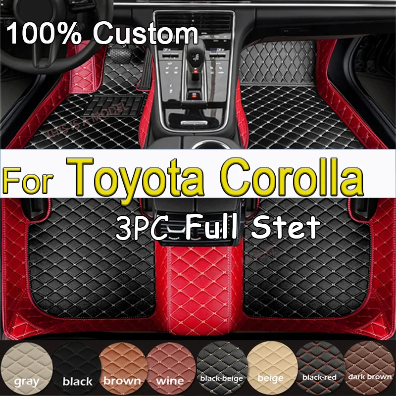 

Автомобильные коврики для Toyota Corolla, 11 поколение, негибридные, 2014, 2015, 2016, 2017, 2018, автомобильные коврики на заказ, аксессуары для интерьера