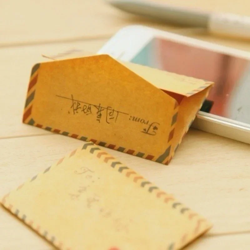 Kraft Paper Envelopes 45 sheets/set Retro Vintage Mini Cute Kawaii Cartoon Stationery Post Letter Envelope Gifts kraft paper envelopes mailing envelopes mini envelopes