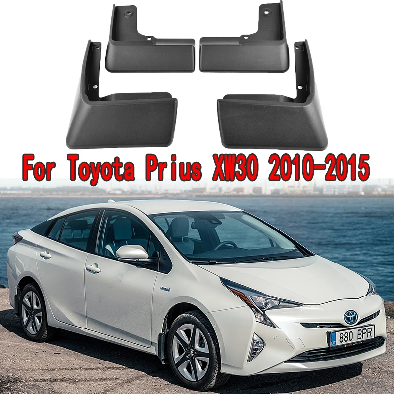 1ชุดรถ Mud Flaps สำหรับ Toyota Prius 3 XW30 2010 2011 2012 2013 2014 2015 Mudguards Splash