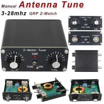 QRP Z-match Sintonizzatore manuale per antenna Sintonizzatore radio ad alta efficienza Frequenza 3-28 MHz HAM Prodotto finito Amplificatore audio
