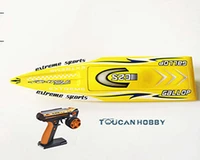 E25 Fiber Glass Yellow Electric High Speed Racing RTR RC Boat W/ Motor Servo ESC Battery Toucan Water Game for Adults THZH0026 1