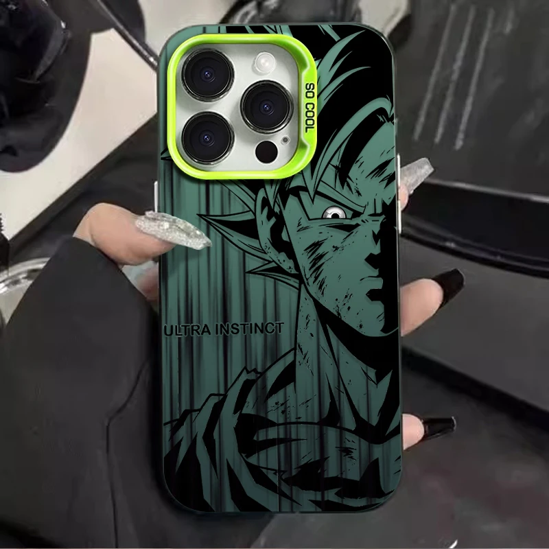 Ultra Instinct Goku & Ultra Ego Vegeta Visual Impact Half-Face Phone Case