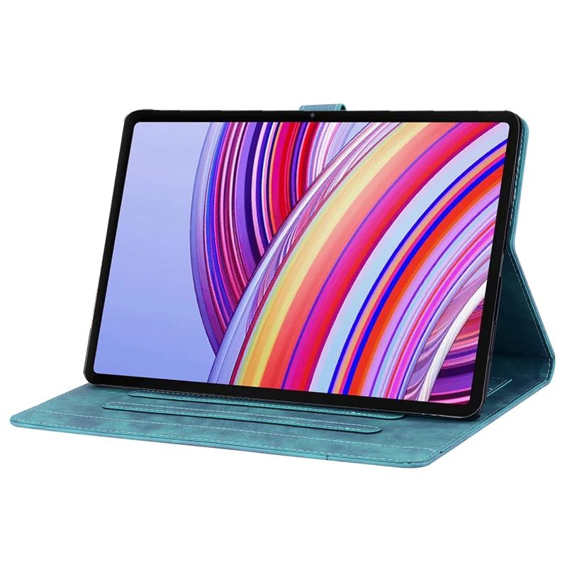 Elegant 11'' Protective Magnetic Flip Tablet Case with Pen - Cat Design