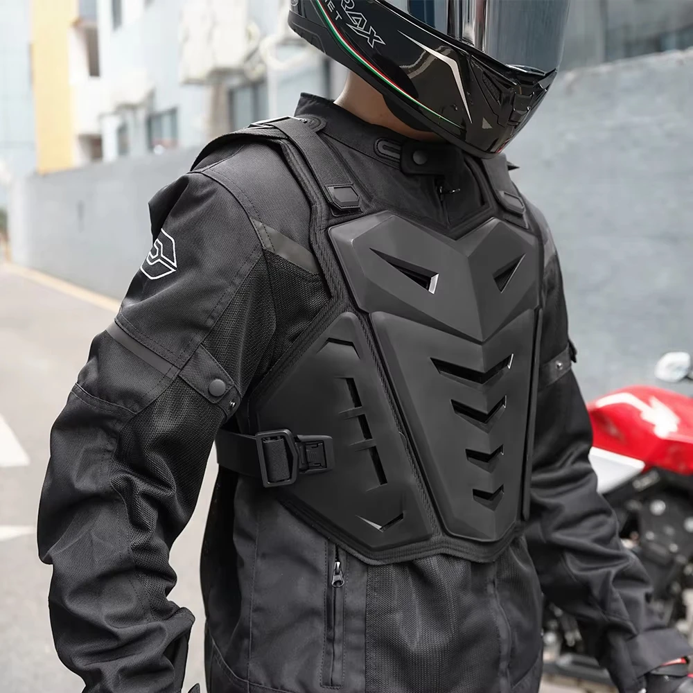 Men Motocross Armor Vest Motorbike Body Protection Bike Chest Back Protector Moto Equipment Women Motorcycle Armor All Season