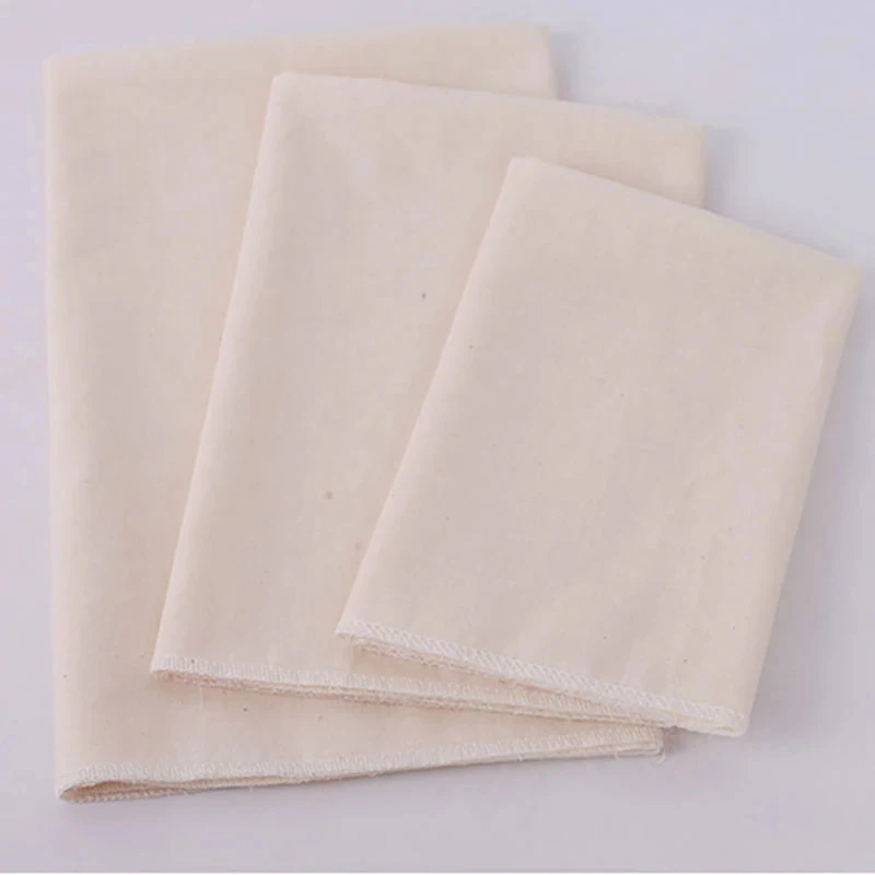 Cotton Gauze Tofu Cheese Soy Milk Wine Filter Cloth Kit DIY Soy Pressing Mold Kitchen Gadgets Baking Ferment Pastry Tools 1pc cheese cloth strainers