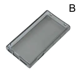 Soft Clear TPU Protective Case for Digital HIFI Player - Transparent Black Gaming Accessories (B)