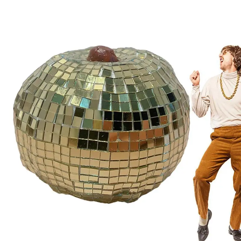 

Диско-Шар, товар для украшения интерьера стола, 12x10 см, украшение для дискотеки, зеркальный блестящий диско-шар для детской комнаты