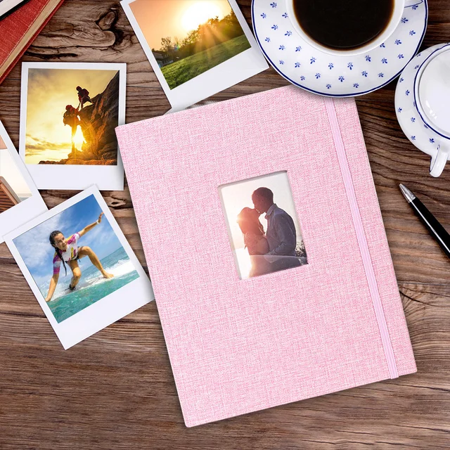 208 Zsebek Fotóalbum Pamut Kender Mini Azonnali Kép Tárolása A Fujifilm Instax Film Fotóalbumhoz - Image 3
