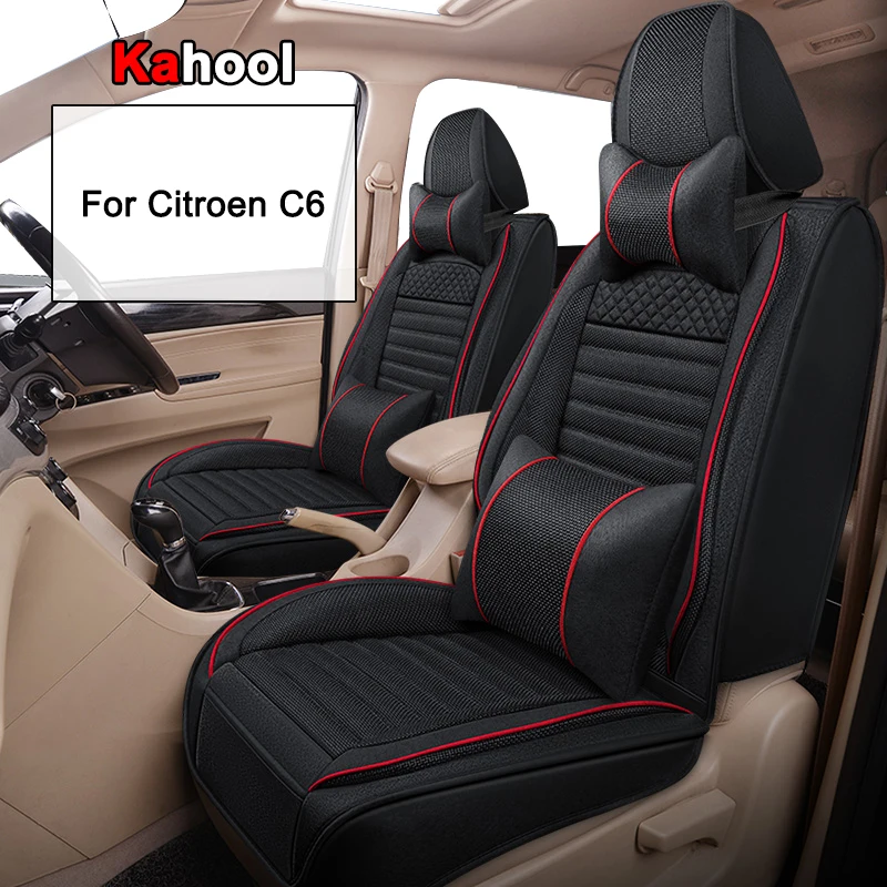 

Чехол для автомобильного сиденья KAHOOL для Citroen C6, автомобильные аксессуары, интерьер (1 сиденье)