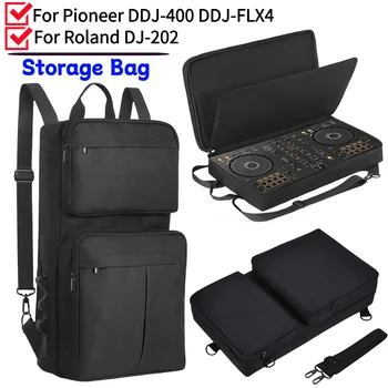 Borsa portaoggetti Zaino DJ per Pioneer DDJ-400 DDJ-FLX4 Per Roland DJ-202 Controller DJ Custodia protettiva in EVA con tracolla