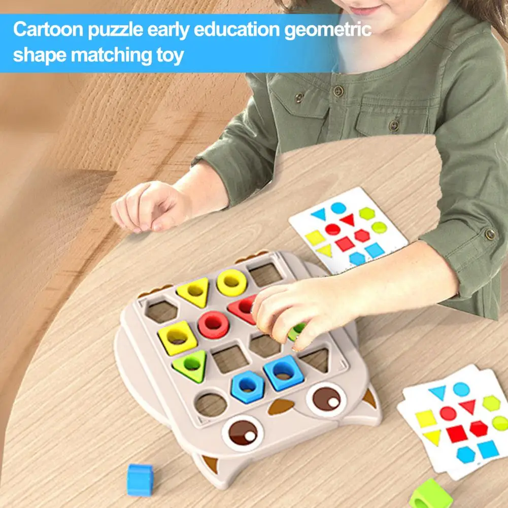 

Learning Through Play Toy Geometric Shape Matching Toy Fun Learning Parent-child Bonding Early Education Enlightenment