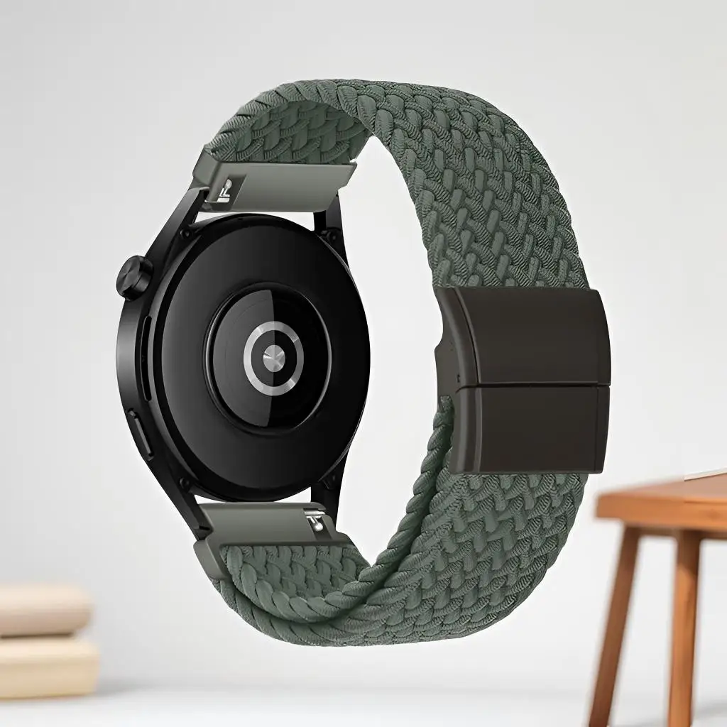 Fashion Magnetic Nylon Strap - Elegant Replacement Band, 18/20/22mm Adjustable Size