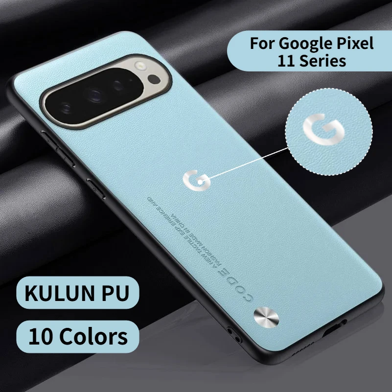 Leather G Logo Protective Phone Case with Anti-Drop TPU Bumper