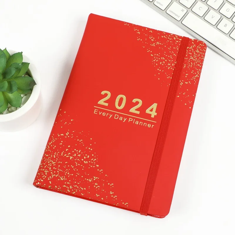 2024 English Agenda Book Spanish Daily Plan Book Foreign Trade Notebook A5  agenda planner diary 2024 agenda weekly planner - AliExpress